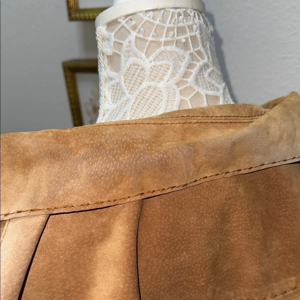 Chico's Camel Fringe Utility Jacket - Picture 10 of 10